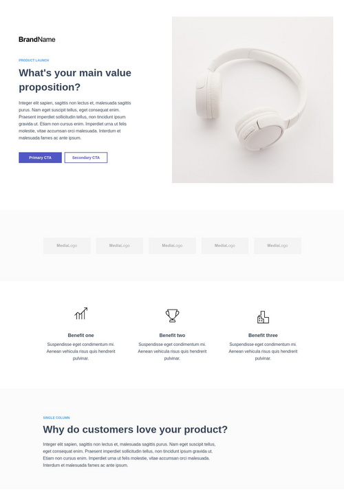 Product Launch Landing Page 1