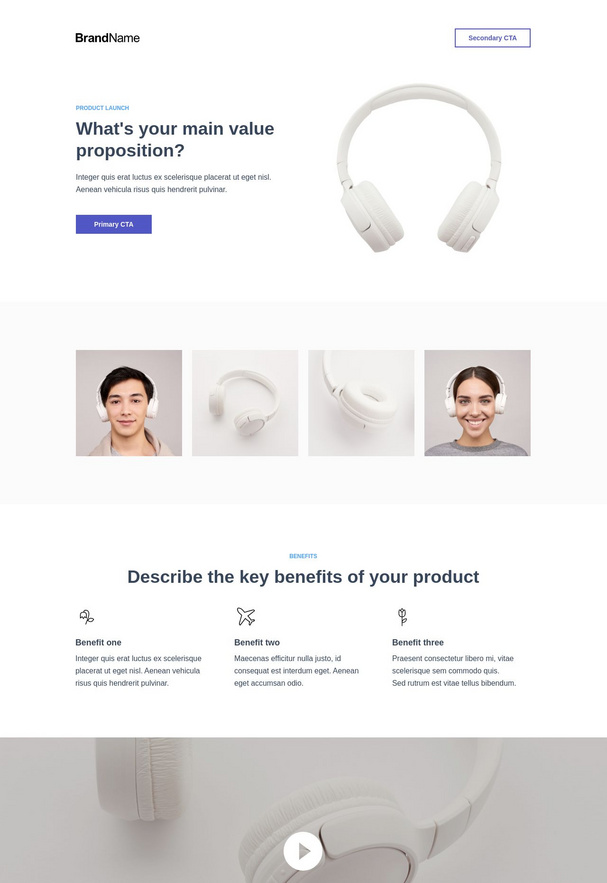 Product Launch Landing Page 3