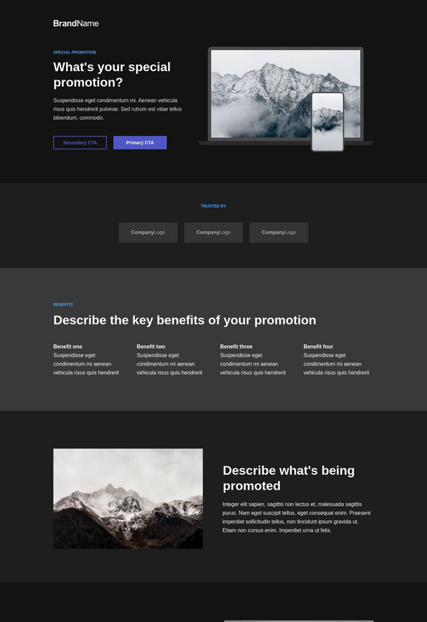 500 Landing Page Templates Built For Your Industry Use Case
